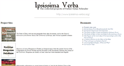 Desktop Screenshot of ipsissima-verba.org